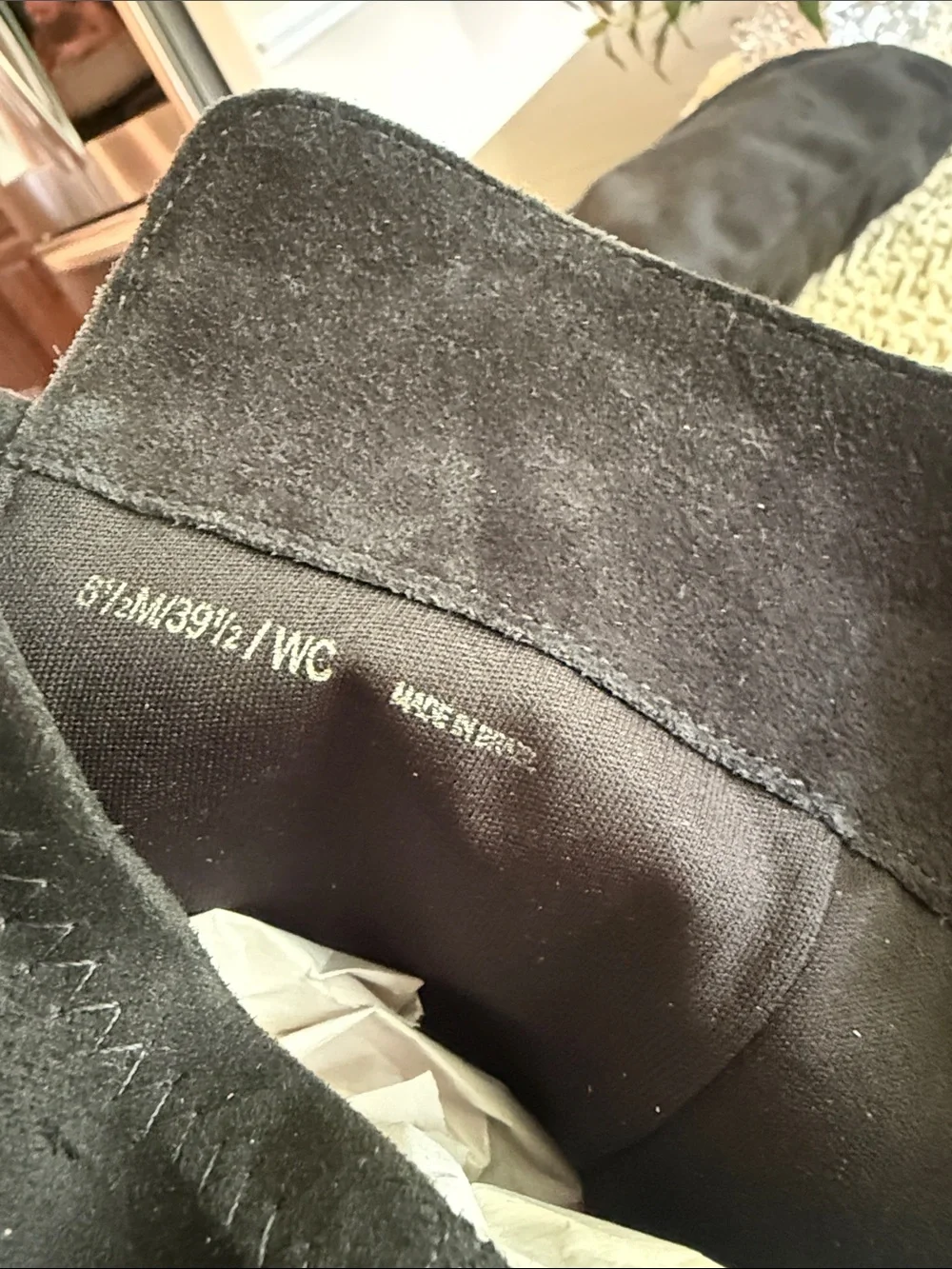 Lucky Brand Black Suede Over-the-Knee Boots